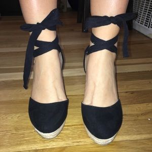 Steve Madden Lace Up Wedge Espadrilles